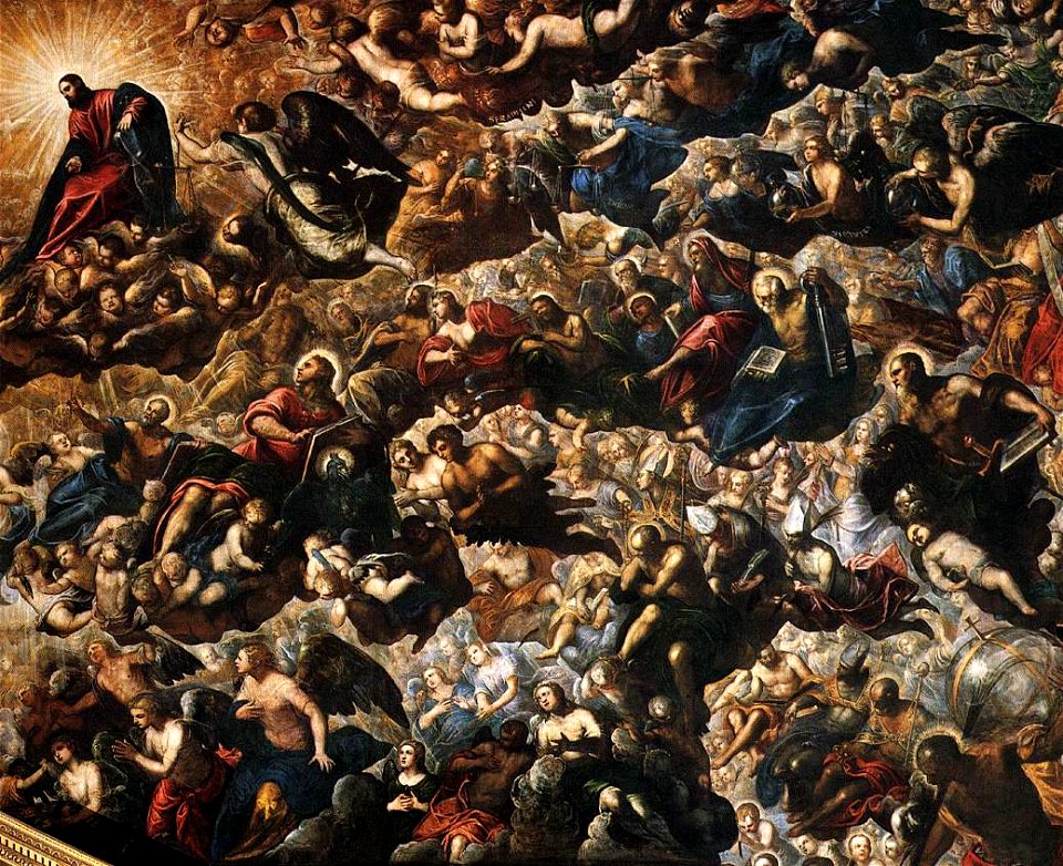 Jacopo Tintoretto - Paradise (detail) - WGA22639