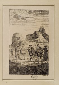 Jacobite broadside - Scenes of highland village customs and dress 03
