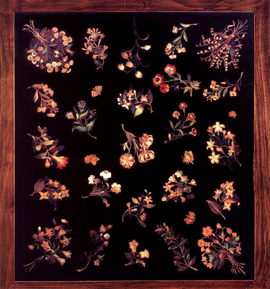 Jacopo Ligozzi - Model for a pietre dure table top - WGA13015