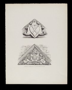 Jacobite broadside - Reproductions of monuments in Carlaverock Castle