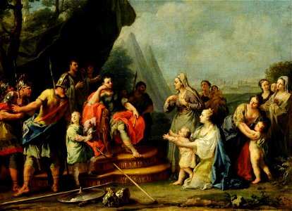 Jacopo Amigoni (c.1682-1752) - Coriolanus Entreated by His Womenfolk - 290446 - National Trust