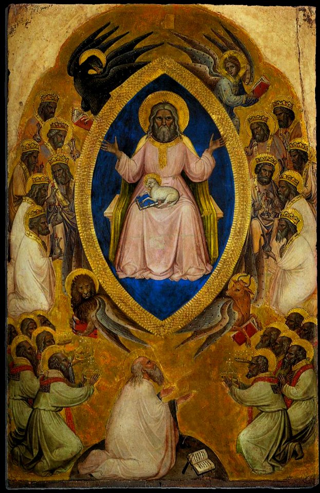 Jacobello Alberegno - Polyptych of the Apocalypse (central panel) - WGA00115