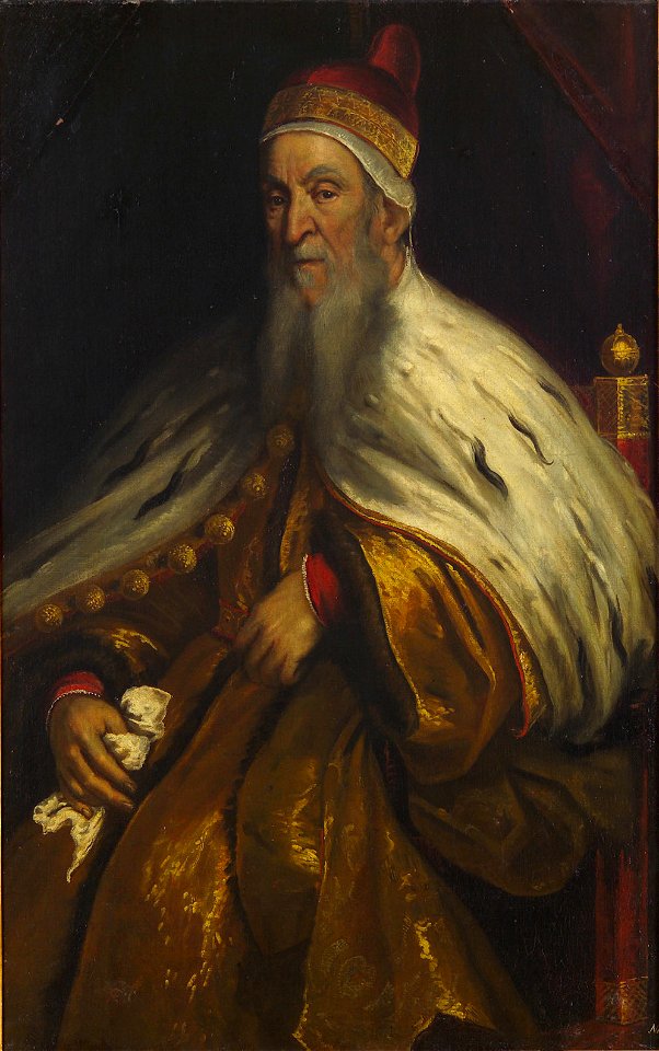 Jacopo Negretti, gen. Palma il Giovane, , Schloss Ambras Innsbruck - Niccolo da Ponte (1491-1585), Doge von Venedig - GG 38 - Kunsthistorisches Museum