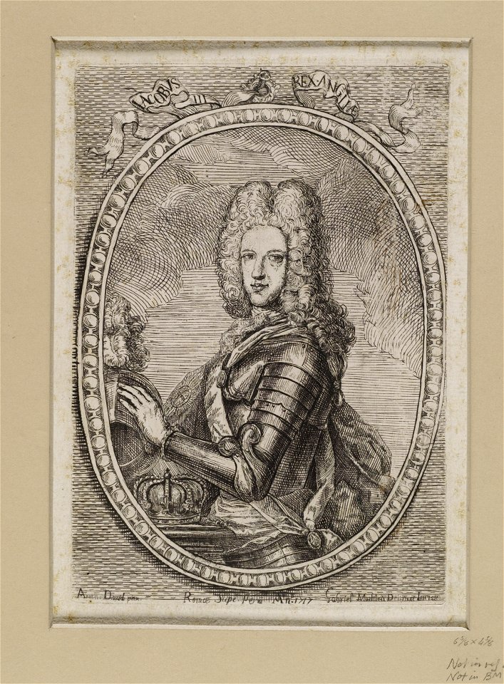 Jacobite broadside - Jacobus Rex Angliae