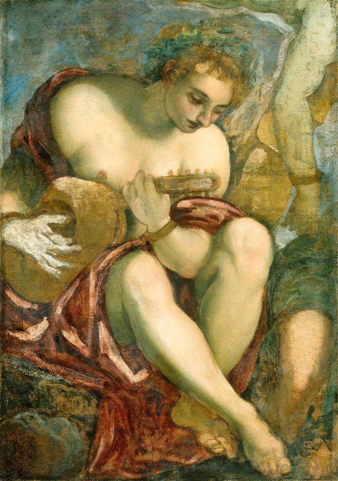 Jacopo Tintoretto - Muze met luit