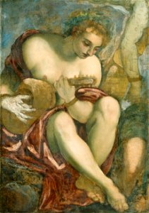 Jacopo Tintoretto - Muze met luit