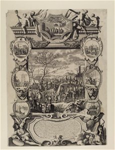 Jacobite broadside - View of the rebels as they were brought pinioned to London