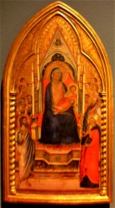 Jacopo del Casentino, Tronende Madonna met Kind en heiligen, ca 1342-50 (Bonnefantenmuseum Maastricht)