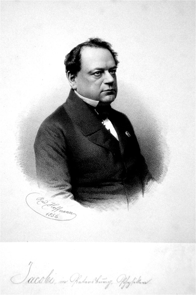Moritz Hermann Jacobi Litho