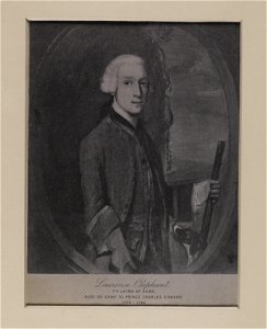 Jacobite broadside - Laurence Oliphant 7th Laird of Gask. Aide-de-Camp to Prince Charles Edward 1724-1792