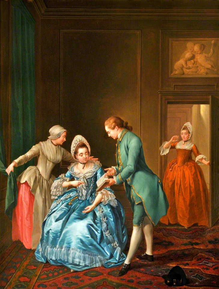 Jacobus Buys (1724-1801) - The French Lesson Interrupted - 1298234 - National Trust