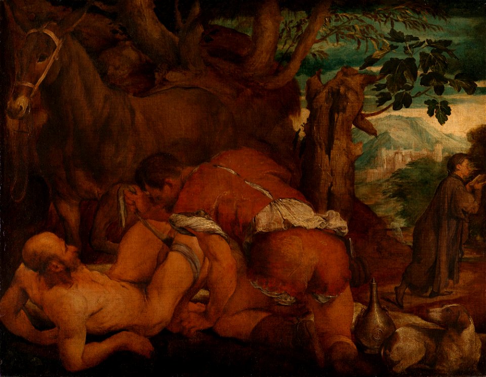 Jacopo Bassano (c. 1510-1592) - The Good Samaritan - RCIN 405771 - Royal Collection