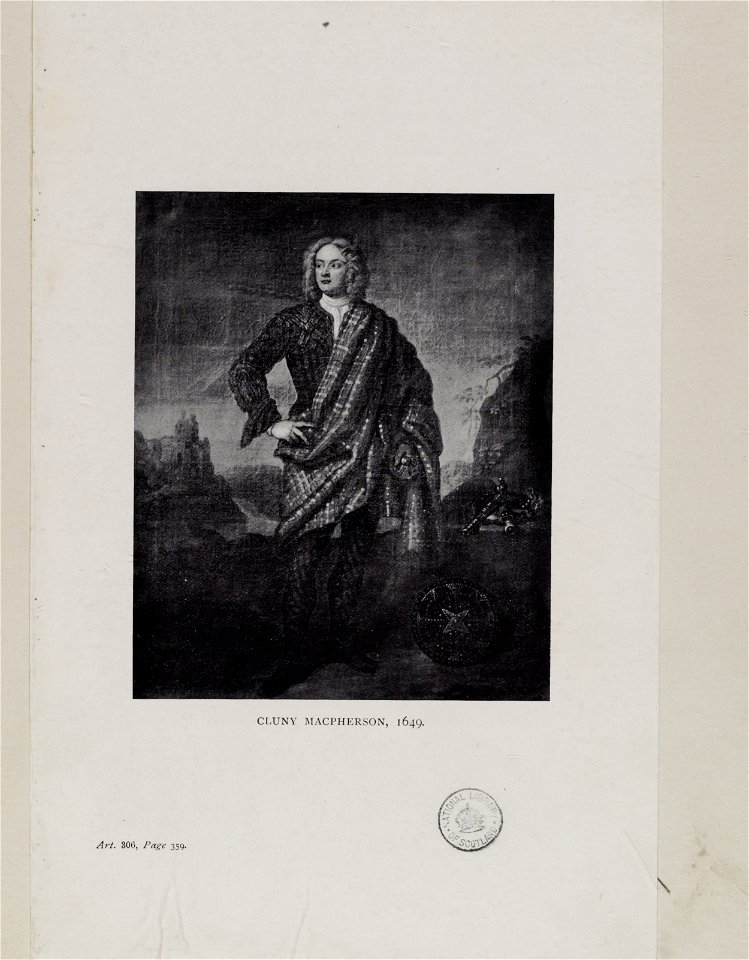 Jacobite broadside - Cluny Macpherson, 1649