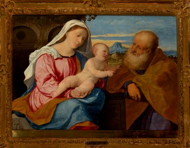 Jacopo Palma il Vecchio - The Holy Family - MNK XII-211 - National Museum Kraków