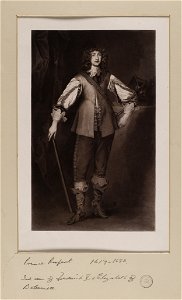 Jacobite broadside - Portrait of Prince Rupert (1619- 1682)
