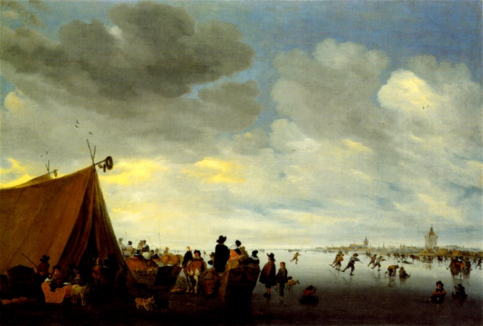 Jacobsz-van-ruysdael winterlandschaft