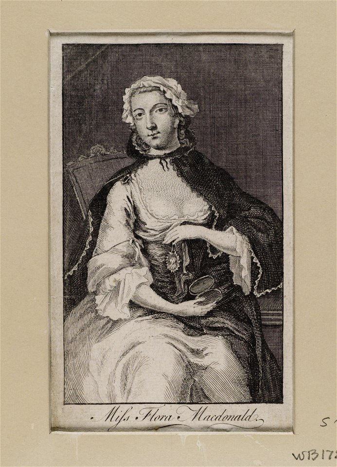Jacobite broadside - Miss Flora Macdonald 02