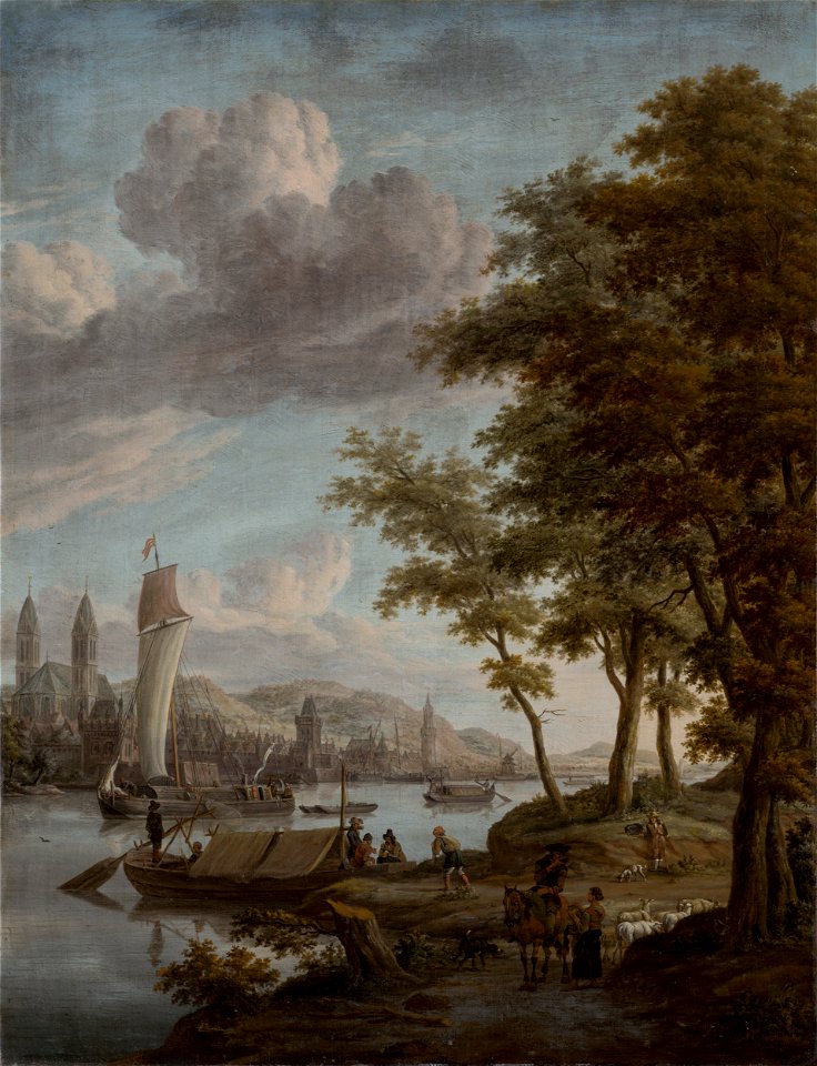 Jacobus Storck - River Town - O 3480 - Slovak National Gallery