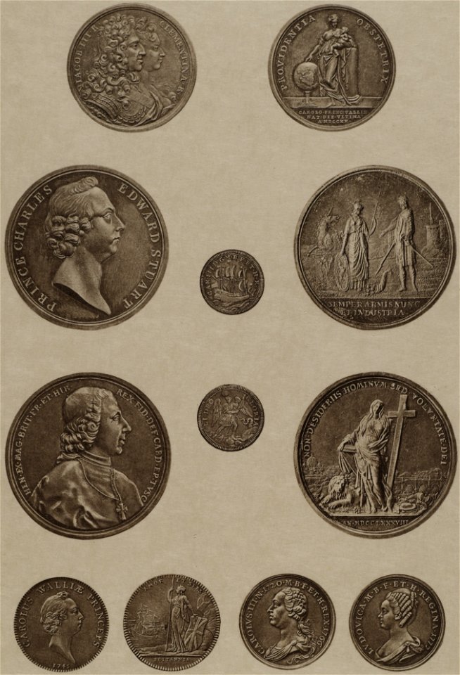 Jacobite broadside - Proposed coinage of the Stuarts (cropped)