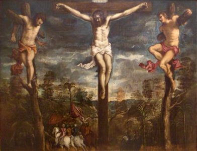 Jacopo Tintoretto - La crucifixión - 1550