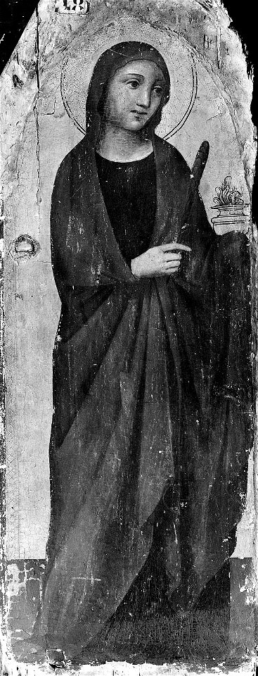 Jacopo del Casentino - Saint Lucy - 10.37 - Museum of Fine Arts