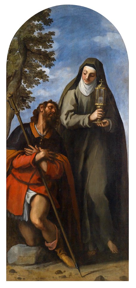 Jacopo Palma il Giovane Rochus und Klara