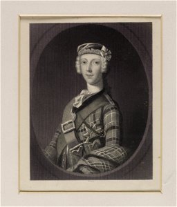 Jacobite broadside - Portrait of Prince Charles Edward Stuart 03