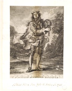 Jacobite broadside - Scottish Highland Bagpiper