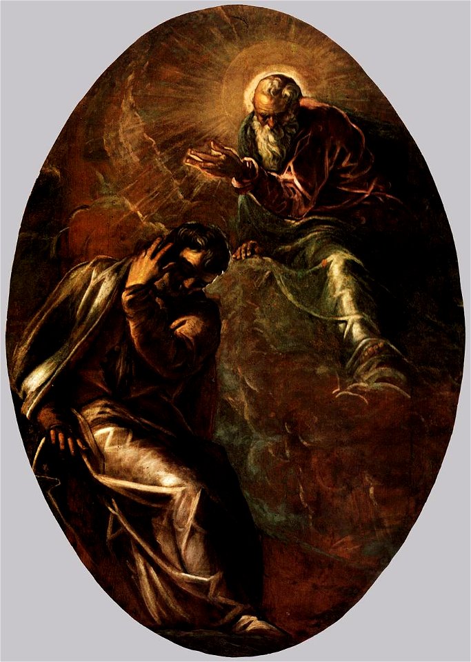 Jacopo Tintoretto - The Eternal Father Appears to Moses - WGA22541