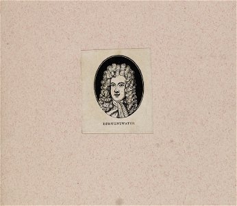 Jacobite broadside - Miniature portrait of Lord Derwentwater