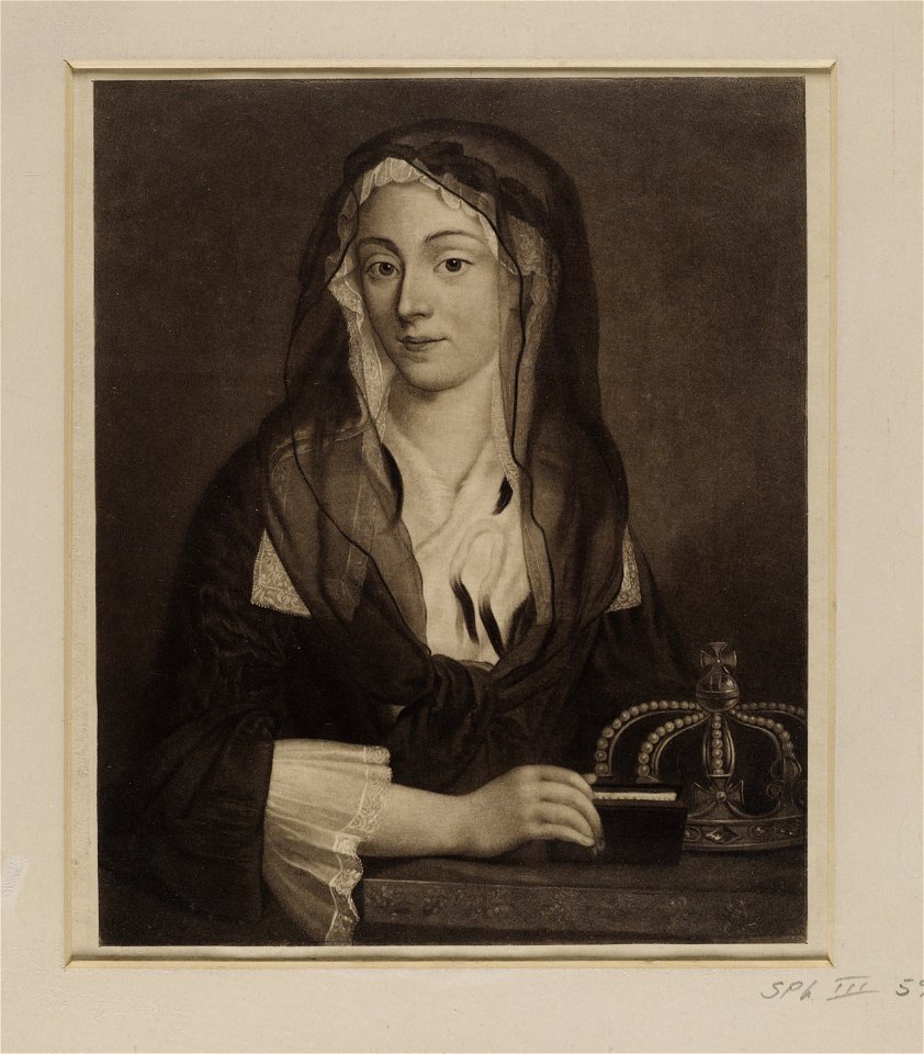Jacobite broadside - Portrait of Princess Maria Clementina 08