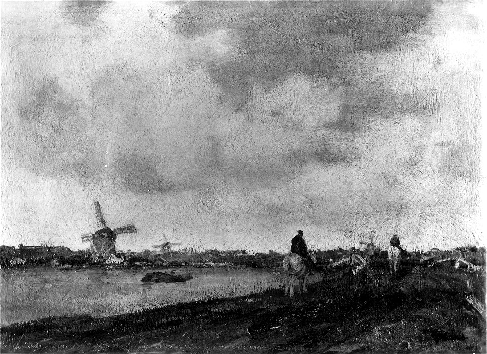 Jacobus Hendricus Maris - Landscape with Canal - Walters 37202