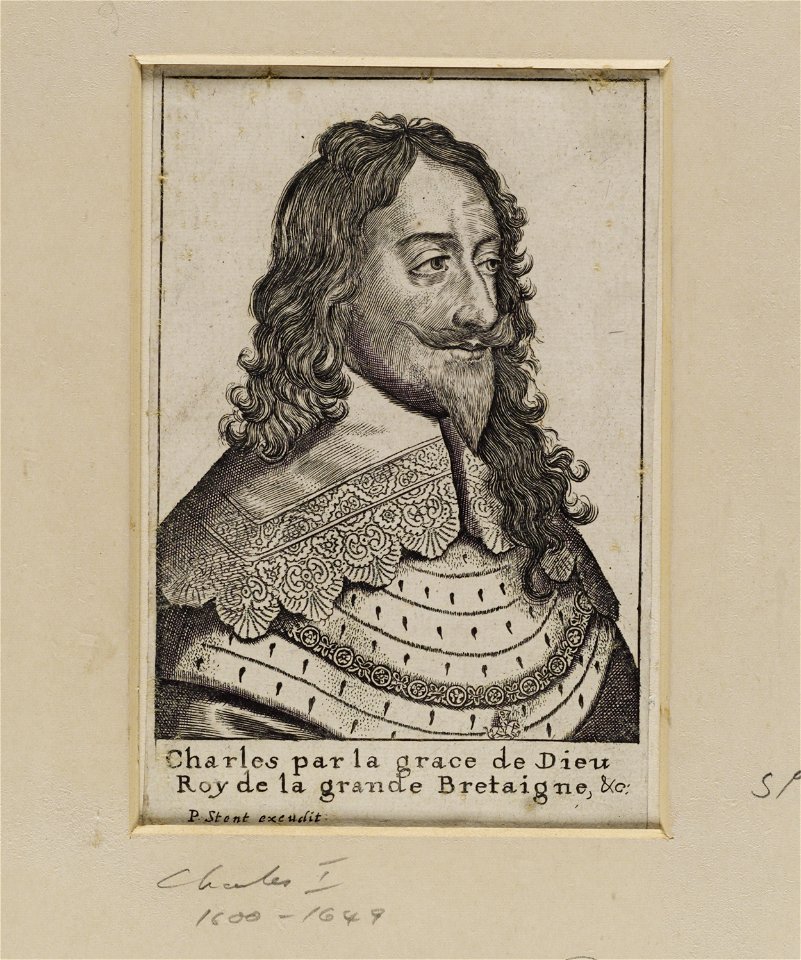 Jacobite broadside - Portrait of Charles I (1600-1649) 05