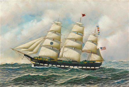 Antonio Jacobsen - Great Western (Black Ball Liner)