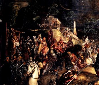 Jacopo Tintoretto - The Crucifixion (detail) - WGA22522