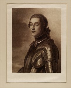 Jacobite broadside - Portrait of Conte d' ARGESON, French Minister of War 1745- 1746