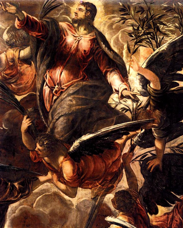 Jacopo Tintoretto - The Ascension (detail) - WGA22572