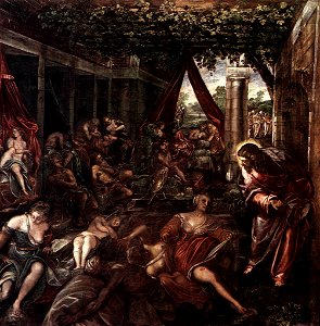 Jacopo Tintoretto - Probatica Piscina - WGA22574