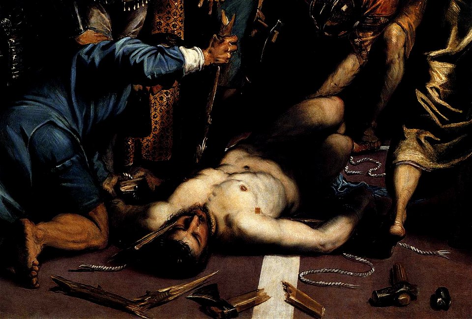 Jacopo Tintoretto - The Miracle of St Mark Freeing the Slave (detail) - WGA22483