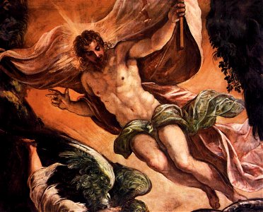 Jacopo Tintoretto - The Resurrection of Christ (detail) - WGA22556