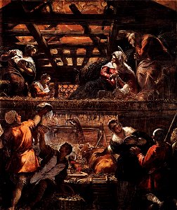 Jacopo Tintoretto - The Adoration of the Shepherds - WGA22550