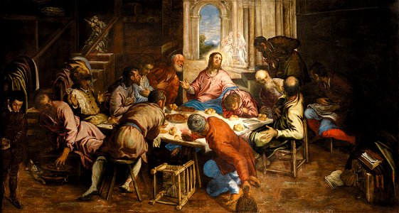 Jacopo Tintoretto - Last Supper - San Trovaso Venice