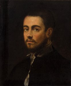 Jacopo Robusti, gen. Tintoretto - Brustbild eines jungen bärtigen Mannes - GG 103 - Kunsthistorisches Museum. Free illustration for personal and commercial use.