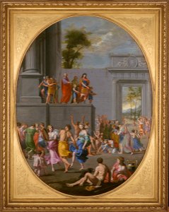 Jacques Stella - The Liberality of Titus (Allegory of the Liberality of Louis XIII and Cardinal Richelieu) - 1972.362 - Fogg Museum