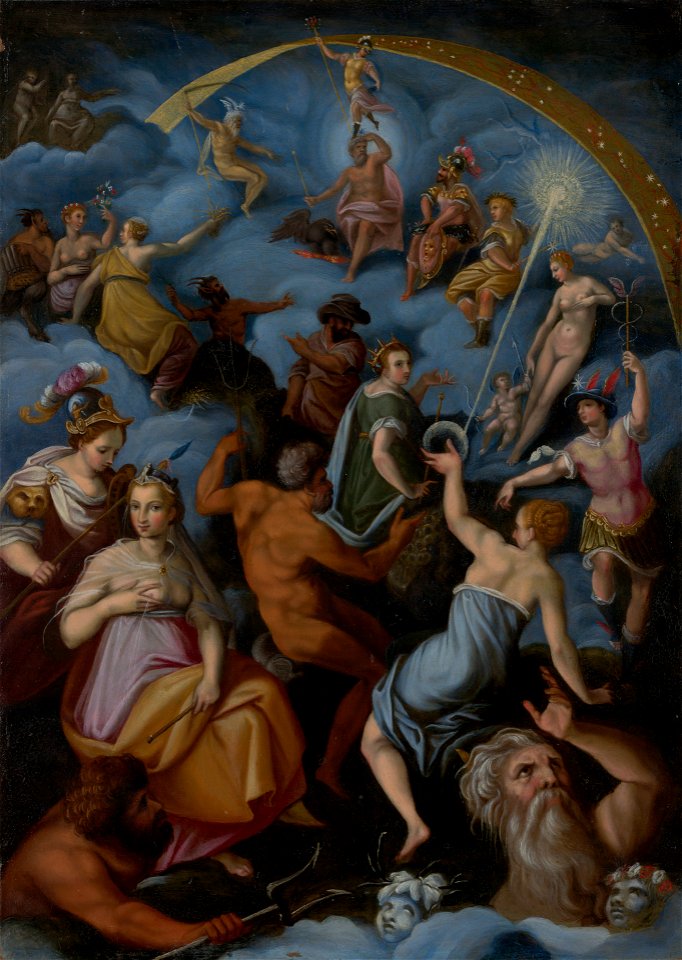 Jacopo Zucchi - The Assembly of the God - 2005.112.1 - Yale University Art Gallery