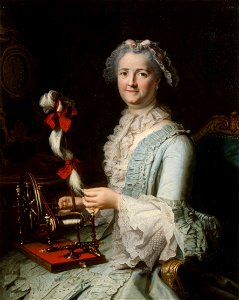 Jacques André Joseph Aved - Portrait présumé de Françoise-Marie Pouget, seconde femme de Chardin - P49 - Musée Carnavalet