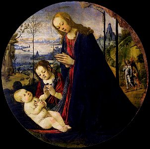 Jacopo del sellaio, Virgin and Child 01