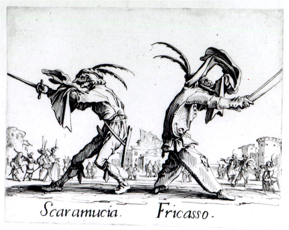 Jacques, Callot, Balli di Sfessania.(4) c. 1622. Engraving. Private Collection.