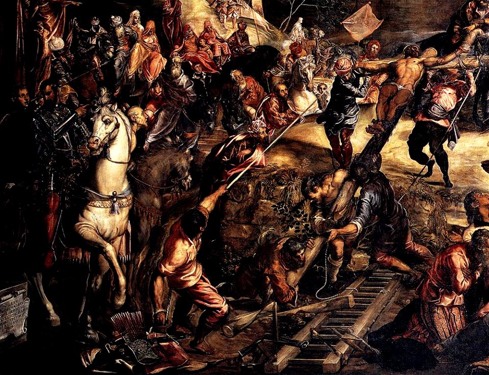 Jacopo Tintoretto - The Crucifixion (detail) - WGA22521