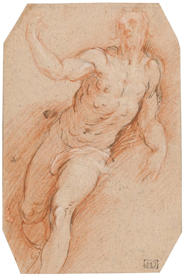 Jacopo negretti palma il giovane a male nude turning to the left104929)